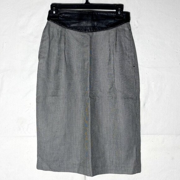 5/$25 Vintage Bianca Houndstooth Pencil Skirt XS - Picture 13 of 13